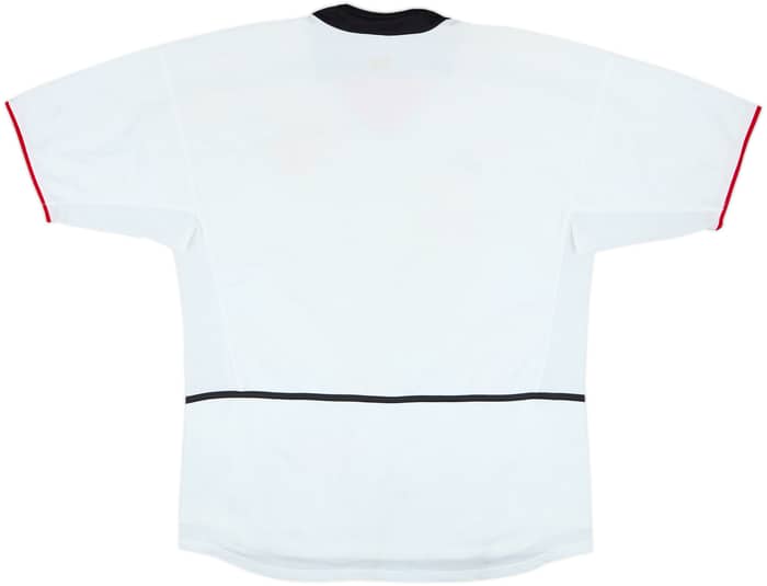 2002-03 Manchester United Signed Away Shirt - 4/10 - (L)