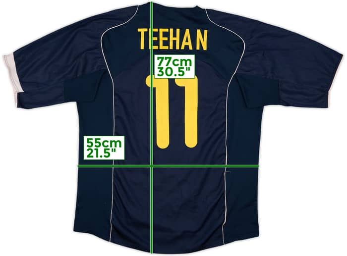 2004-05 Juventus Away Shirt Teehan #11 - 5/10 - (XL)