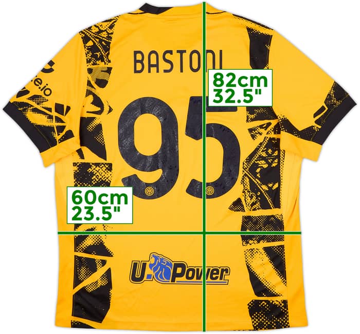 2024-25 Inter Milan Third Shirt Bastoni #95 - 10/10 - (XL)