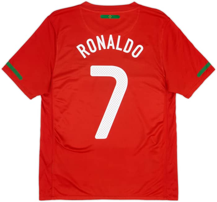 2010-11 Portugal Home Shirt Ronaldo #7 - 8/10 - (S)