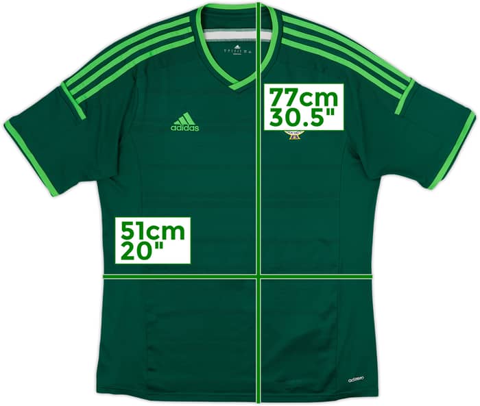 2014 Northern Ireland Home Shirt - 8/10 - (L)