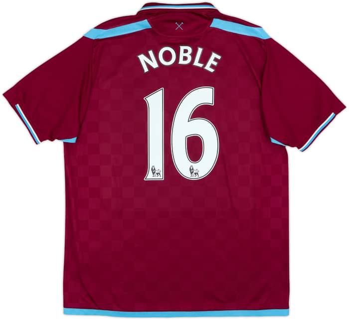 2009-10 West Ham Home Shirt Noble #16 - 8/10 - (L)