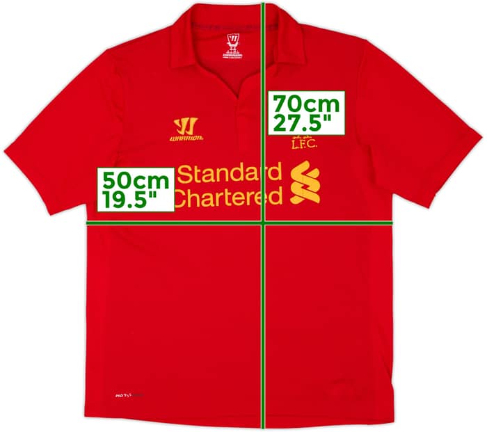 2012-13 Liverpool Home Shirt - 4/10 - (M)