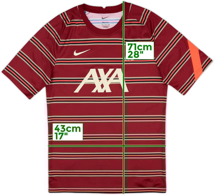 2021-22 Liverpool Nike Training Shirt - 8/10 - (S)