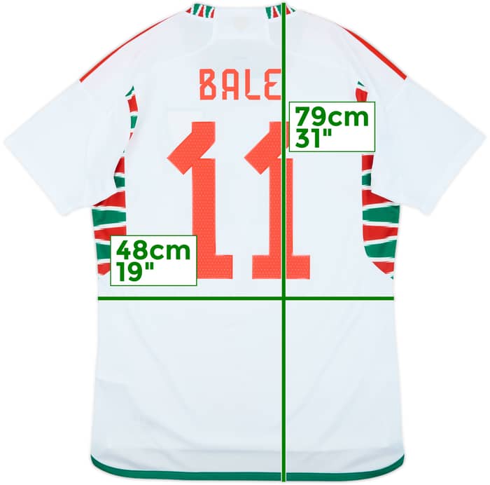 2022-23 Wales Away Shirt Bale #11 - 9/10 - (M)