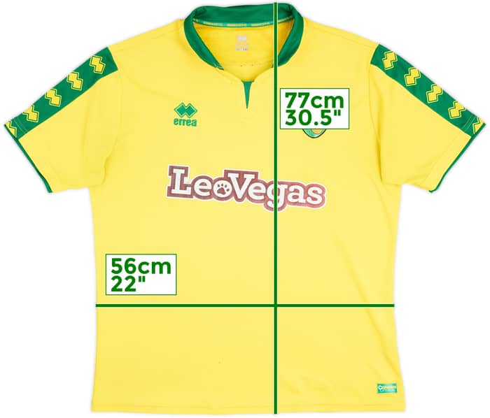 2017-18 Norwich Home Shirt - 5/10 - (XXL)