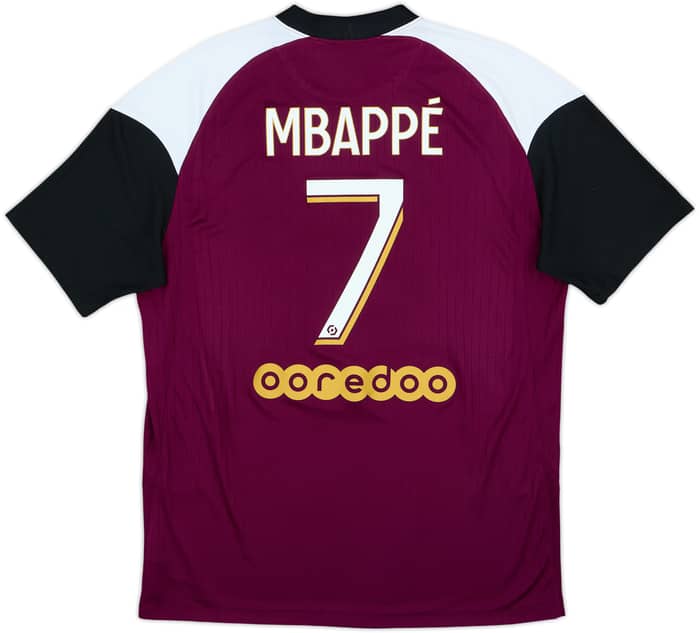 2020-21 Paris Saint-Germain Third Shirt Mbappe #7 - 5/10 - (L)