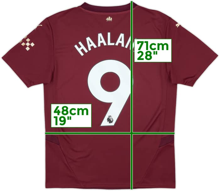 2024-25 Manchester City Third Shirt Haaland #9 - 10/10 - (M)