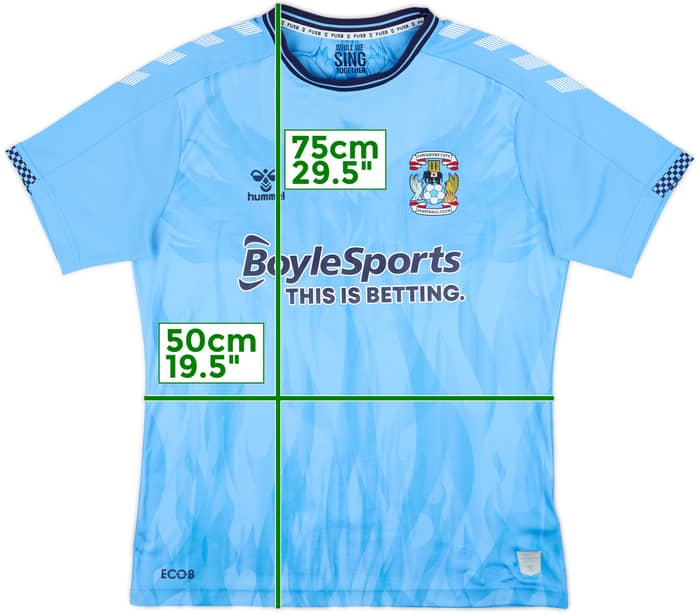 2021-22 Coventry Home Shirt - 8/10 - (L)