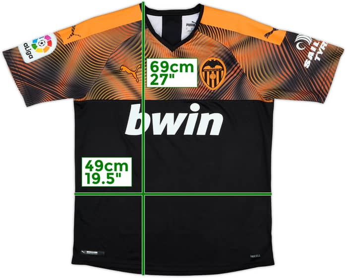 2019-20 Valencia Away Shirt - 9/10 - (M)