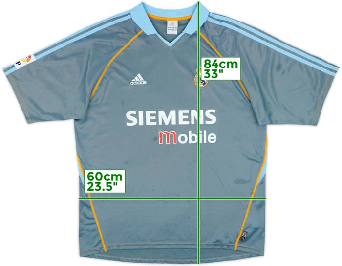 2003-04 Real Madrid Third Shirt Zidane #5 - 5/10 - (XL)