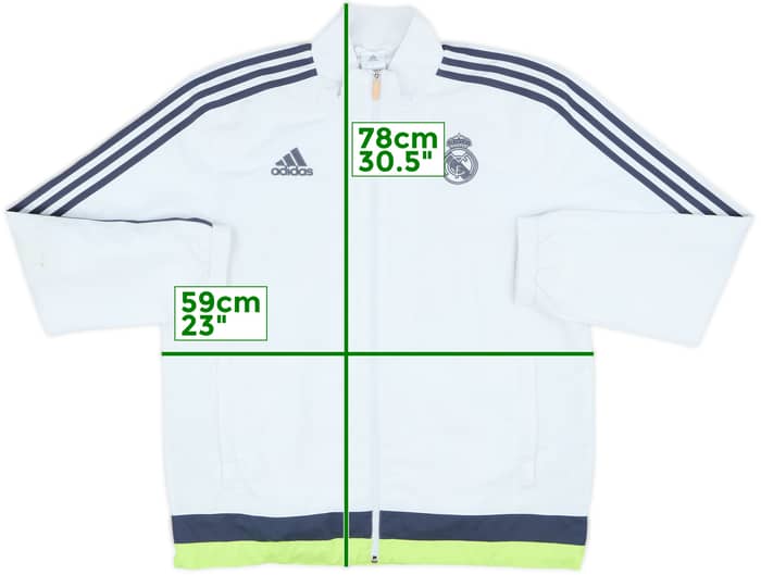 2015-16 Real Madrid adidas Track Jacket - 5/10 - (L)