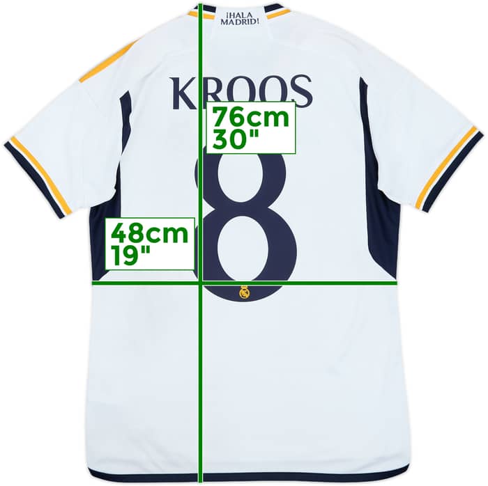 2023-24 Real Madrid Home Shirt Kroos #8 - 5/10 - (M)