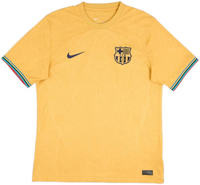 2022-23 Barcelona Away Shirt Lewandowski #9 - 6/10 - (M)