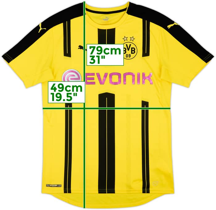 2016-17 Borussia Dortmund Home Shirt - 5/10 - (M)