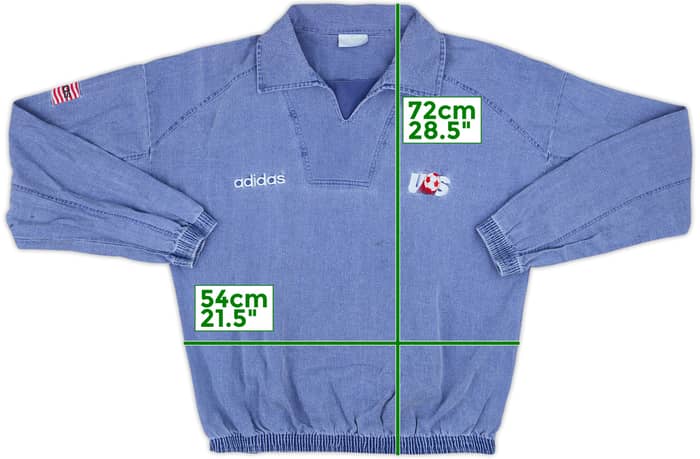 1994 USA adidas Drill Top - 7/10 - (M/L)