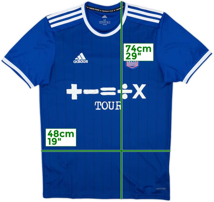 2021-22 Ipswich Home Shirt - 9/10 - (M)