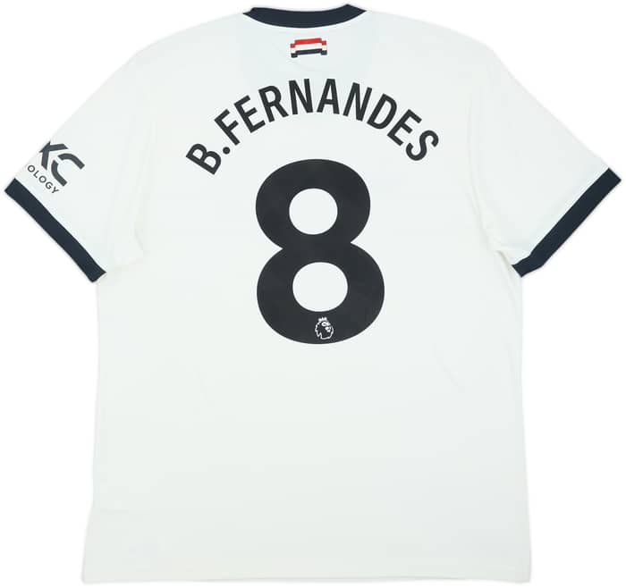 2024-25 Manchester United Third Shirt B.Fernandes #8 - 8/10 - (XL)