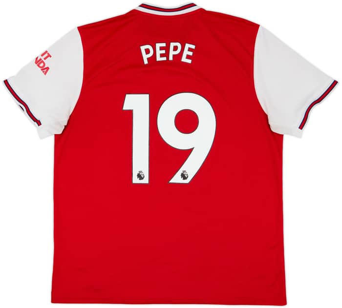 2019-20 Arsenal Home Shirt Pepe #19 - 6/10 - (XL)