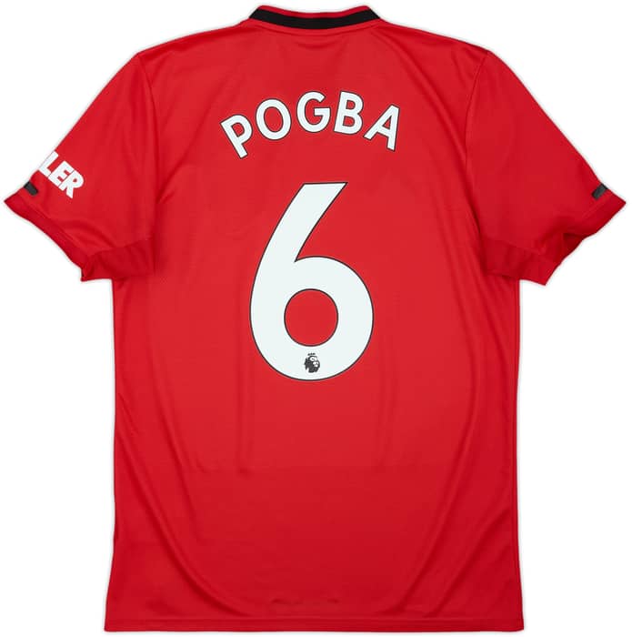 2019-20 Manchester United Home Shirt Pogba #6 - 6/10 - (M)