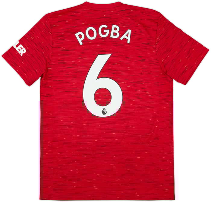 2020-21 Manchester United Home Shirt Pogba #6 - 7/10 - (M)