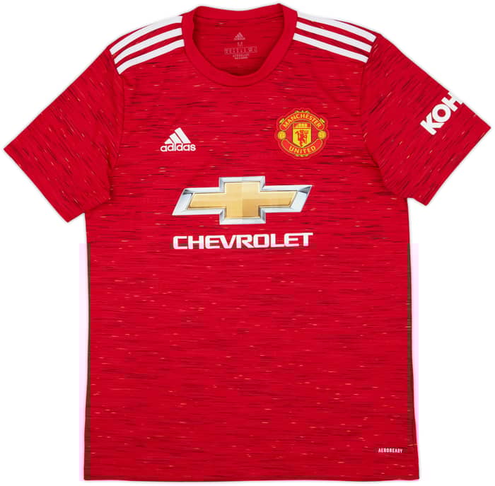 2020-21 Manchester United Home Shirt Pogba #6 - 7/10 - (M)