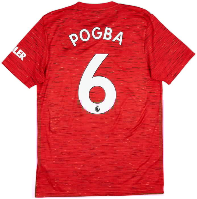 2020-21 Manchester United Home Shirt Pogba #6 - 8/10 - (M)