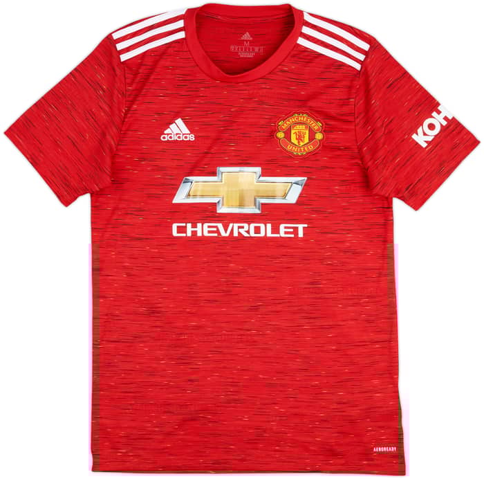 2020-21 Manchester United Home Shirt Pogba #6 - 8/10 - (M)