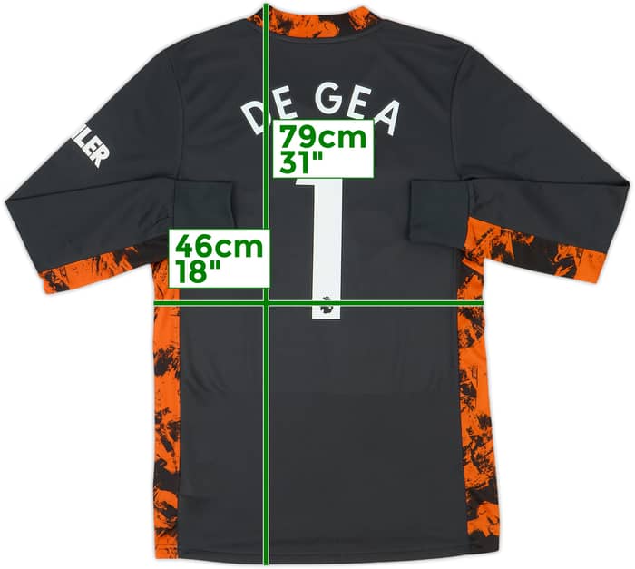 2020-21 Manchester United GK Shirt De Gea #1 - 8/10 - (S)