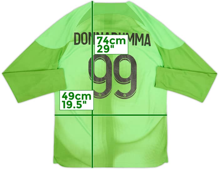 2022-23 Paris Saint-Germain GK Shirt Donnarumma #99 - 7/10 - (M)