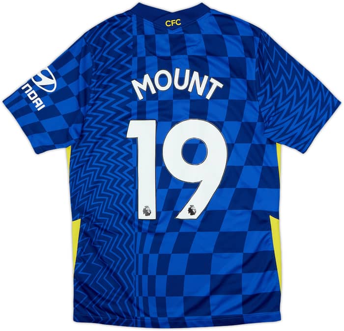 2021-22 Chelsea Home Shirt Mount #19 - 9/10 - (M)