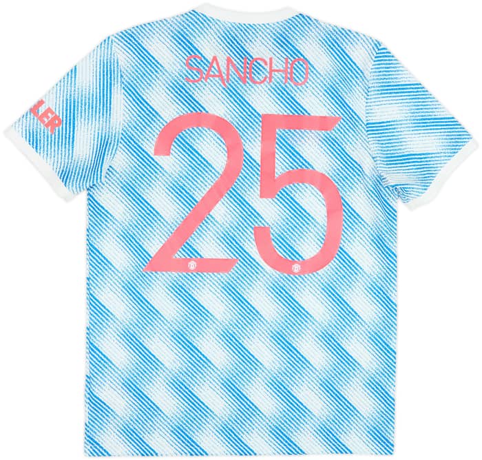 2021-22 Manchester United Away Shirt Sancho #25 - 10/10 - (M)