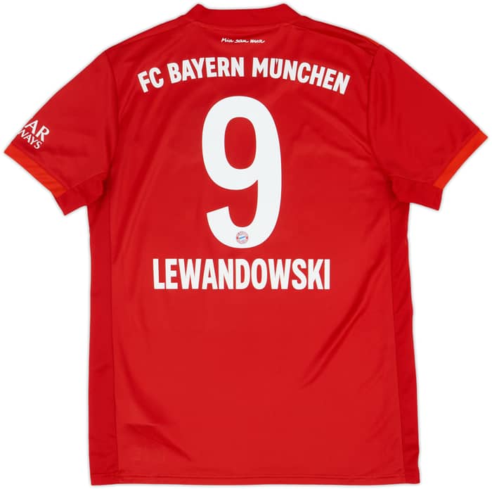 2019-20 Bayern Munich Home Shirt Lewandowski #9 - 10/10 - (M)