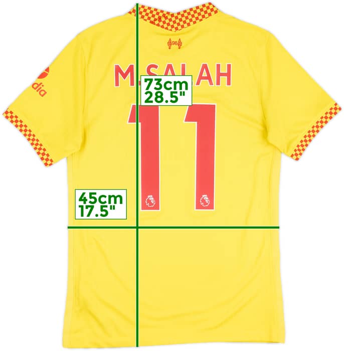 2021-22 Liverpool Third Shirt M.Salah #11 - 8/10 - (S)
