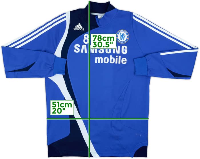 2007-08 Chelsea Player Issue adidas Formotion Drill Top #8 (Lampard) - 6/10 - (L)