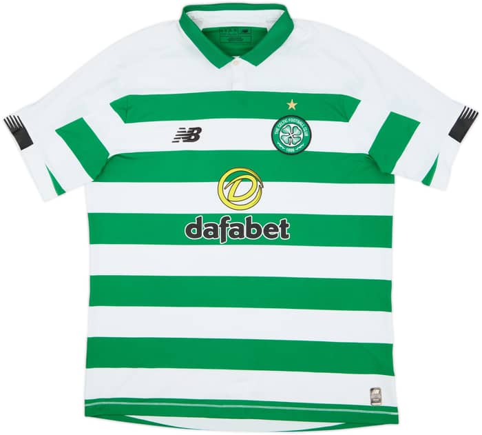 2018-19 Celtic Home Shirt - 7/10 - (XL)
