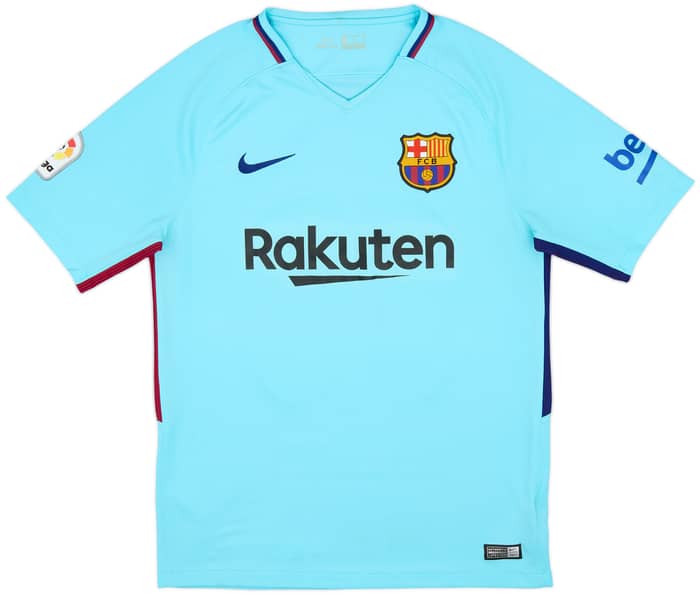 2017-18 Barcelona Away Shirt Messi #10 - 7/10 - (M)
