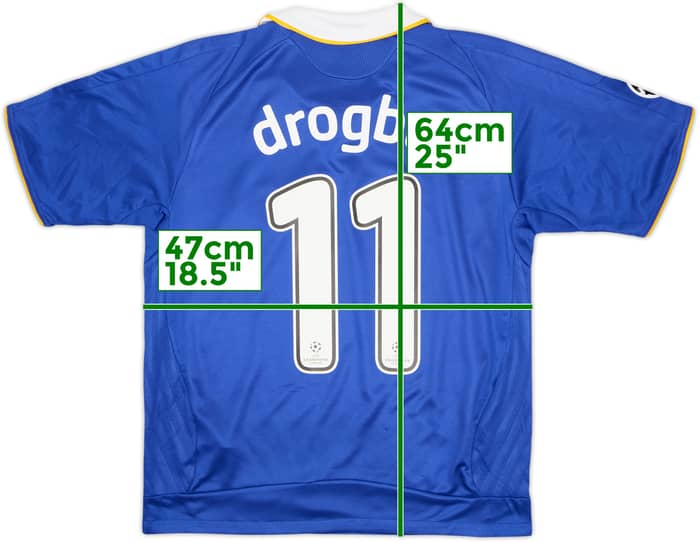 2008-09 Chelsea Home Shirt Drogba #11 - 6/10 - (L.Boys)
