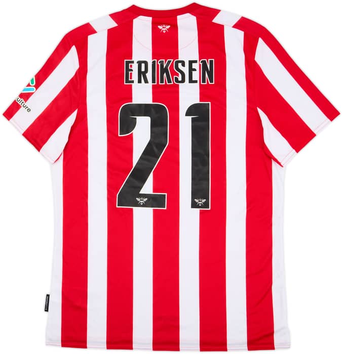 2021-23 Brentford Home Shirt Eriksen #21 (L)