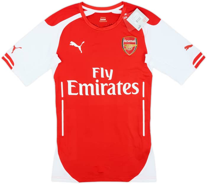 2014-15 Arsenal Player Issue (ACTV Fit) Home Shirt Arteta #8 (M)
