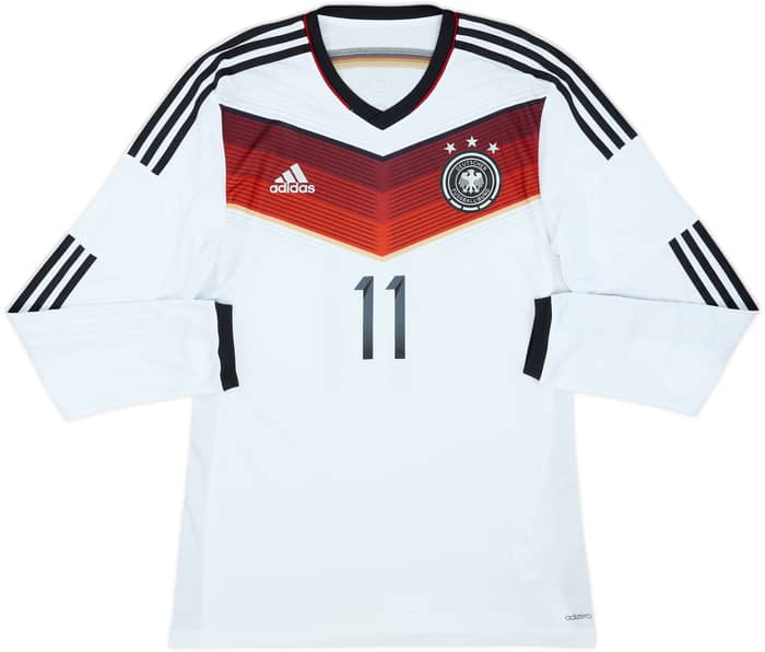 2014-15 Germany Player Issue Home L/S Shirt Klose #11 - 7/10 - (L)