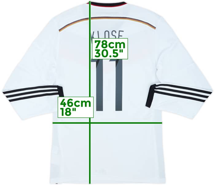 2014-15 Germany Player Issue Home L/S Shirt Klose #11 - 7/10 - (L)