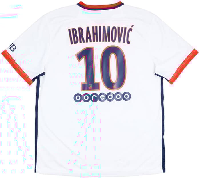 2015-16 Paris Saint-Germain Away Shirt Ibrahimovic #10 - 6/10 - (XL)