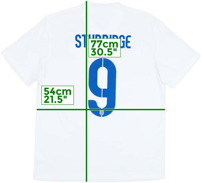 2014-15 England Home Shirt Sturridge #9 - 10/10 - (L)