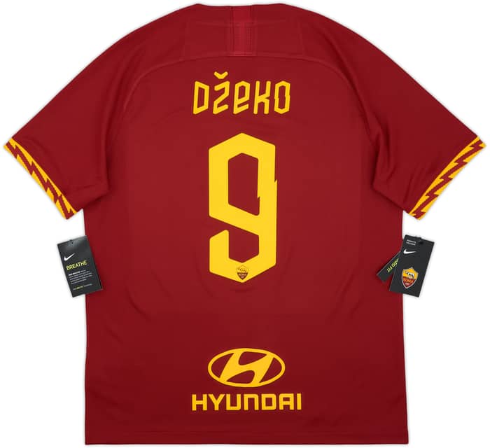 2019-20 Roma Home Shirt Dzeko #9 (L)