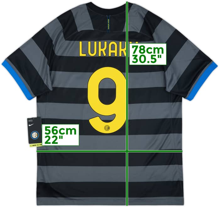 2020-21 Inter Milan Third Shirt Lukaku #9 (L)