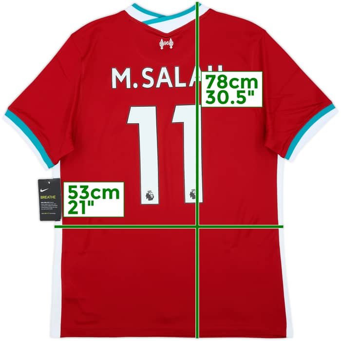 2020-21 Liverpool Home Shirt M.Salah #11 (L)