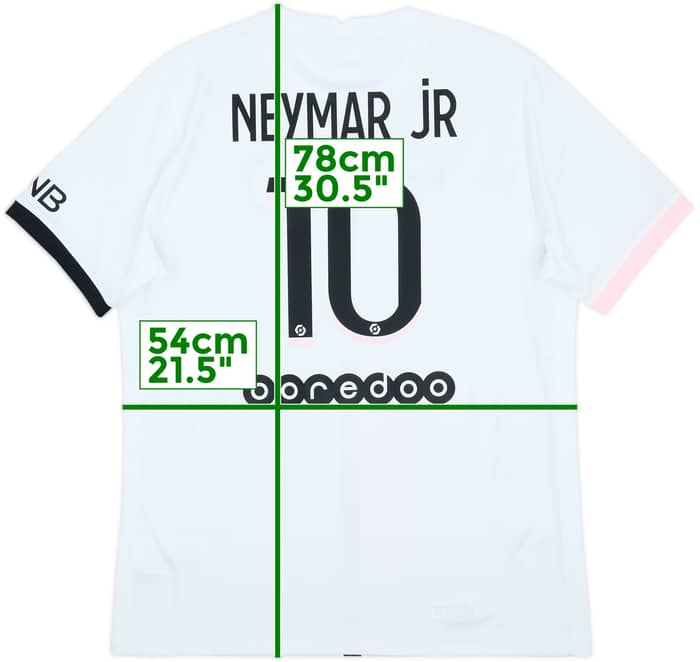 2021-22 Paris Saint-Germain Away Shirt Neymar Jr #10 (L)