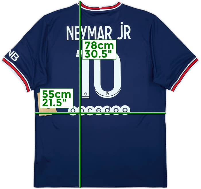 2021-22 Paris Saint-Germain Home Shirt Neymar Jr #10 (L)