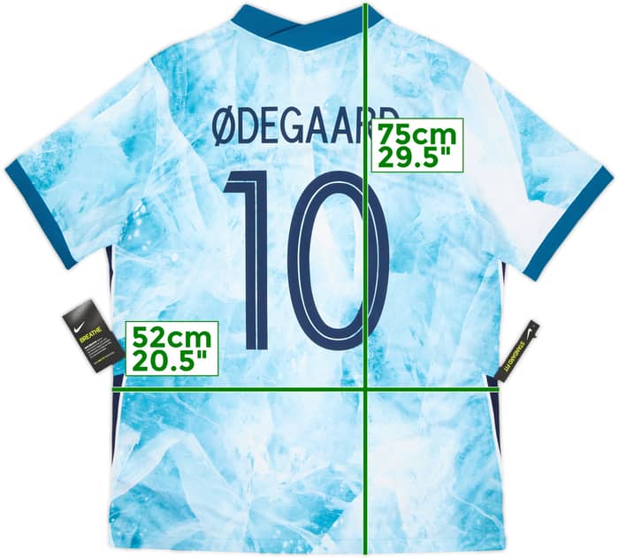 2020-22 Norway Away Shirt Odegaard #10 (L)